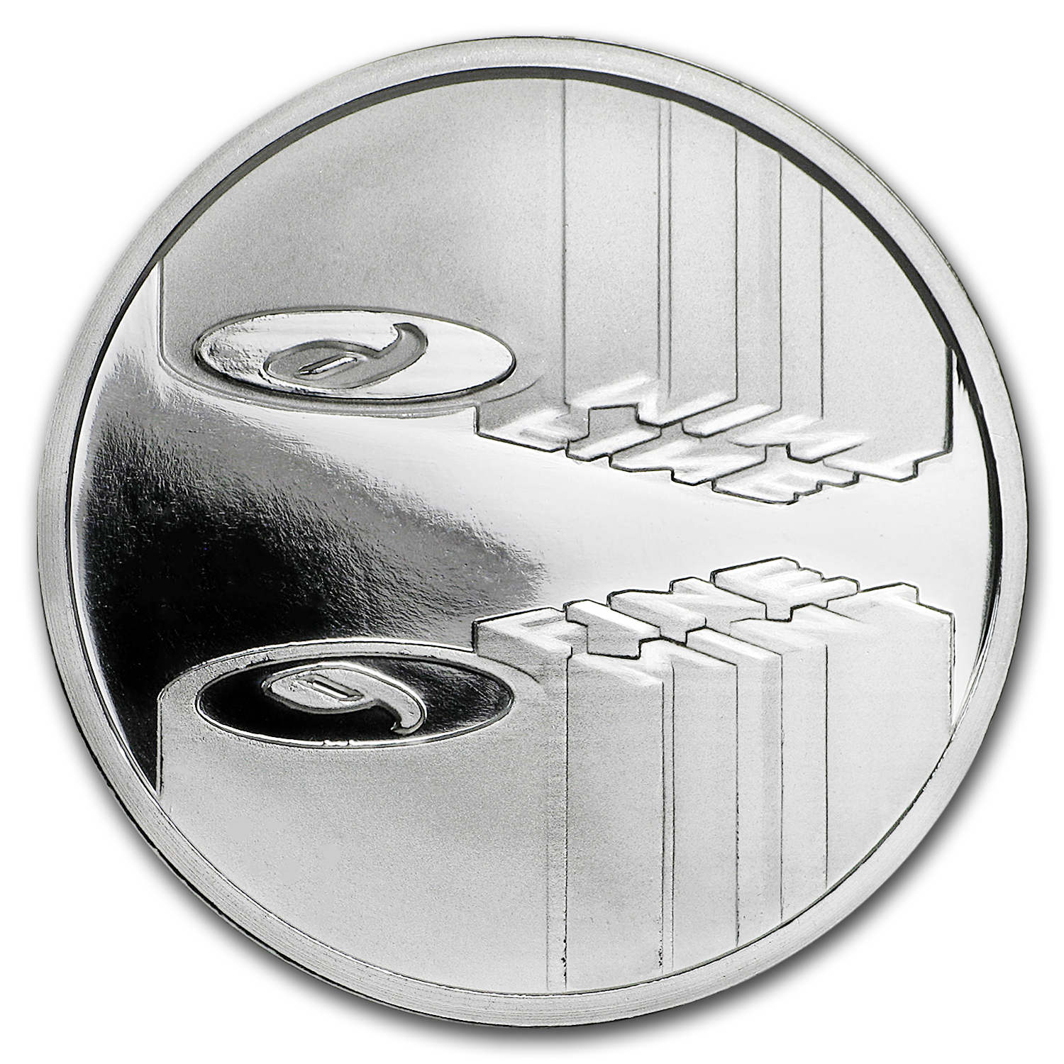 1 oz Silver industrial Logo Round